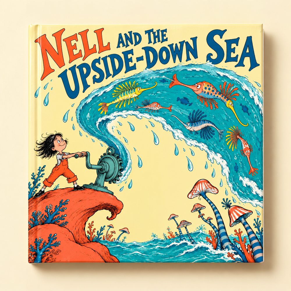 Nell and the Upside-Down Sea — front cover