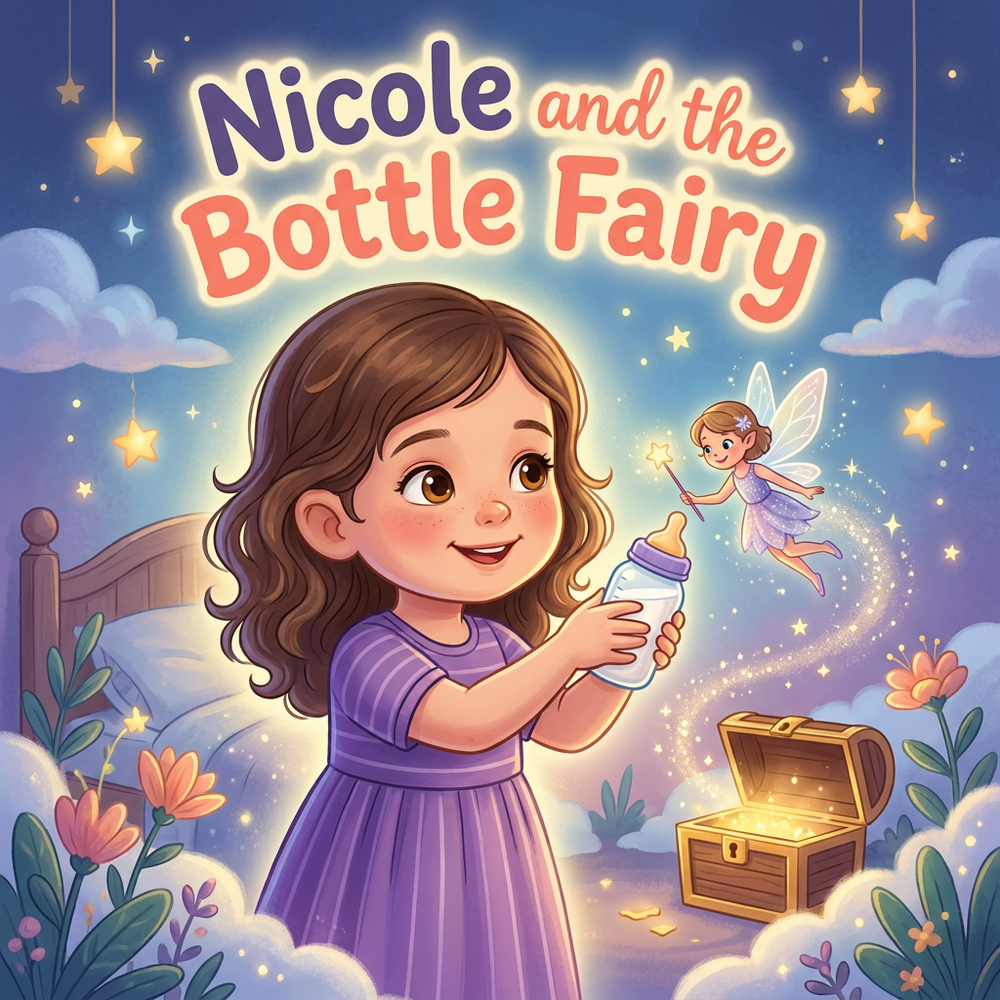 Personalized children's book — Personalized Fairy Storybook, Custom Name Keepsake, First Birthday Gift — cover
