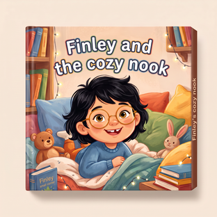 Finley and the cozy nook