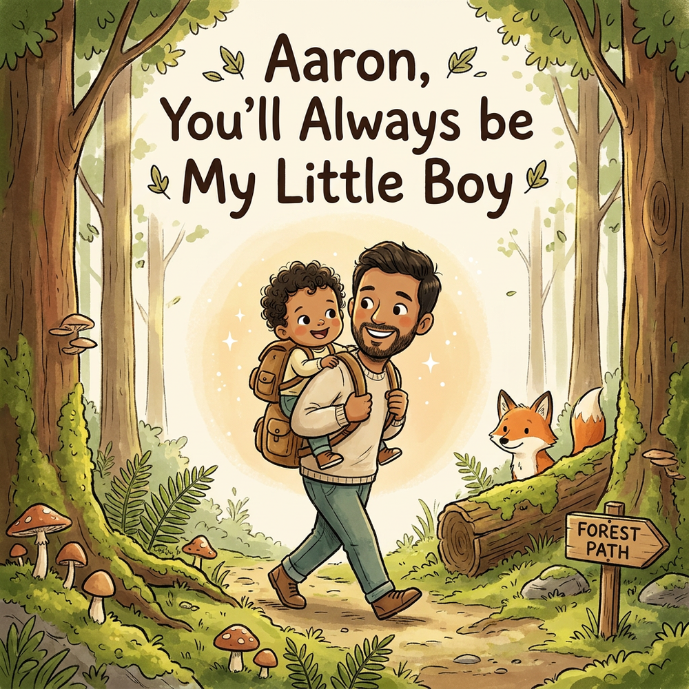 Personalized children's book — Personalized Father's Day Book for Dad, Custom Daddy & Child Story, Keepsake Gift — cover