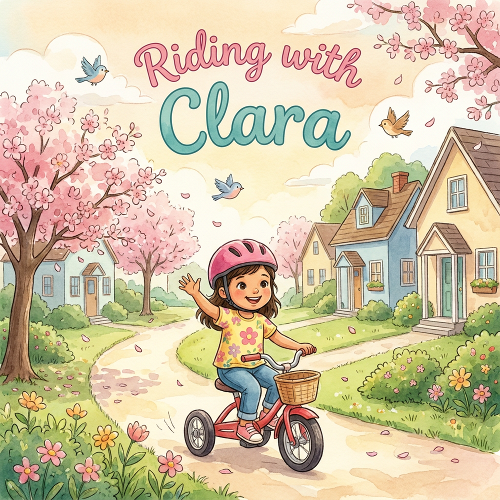 Personalized children's book — Custom Name Storybook Gift for Kids, Personalized Adventure Ride, Children's Keepsake Book — cover