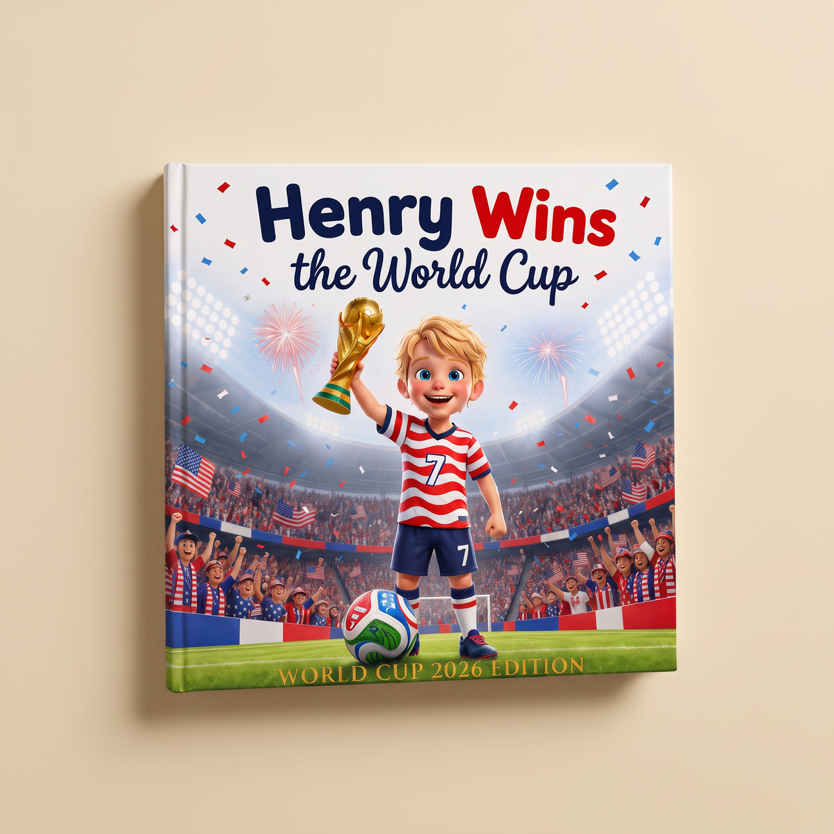 Personalized children's book — Personalized World Cup Soccer Storybook for Kids — main