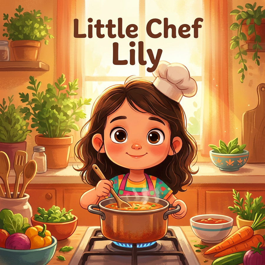 Personalized children's book — Personalized Chef Storybook for Kids, Custom Name Culinary Adventure, First Birthday Gift — cover