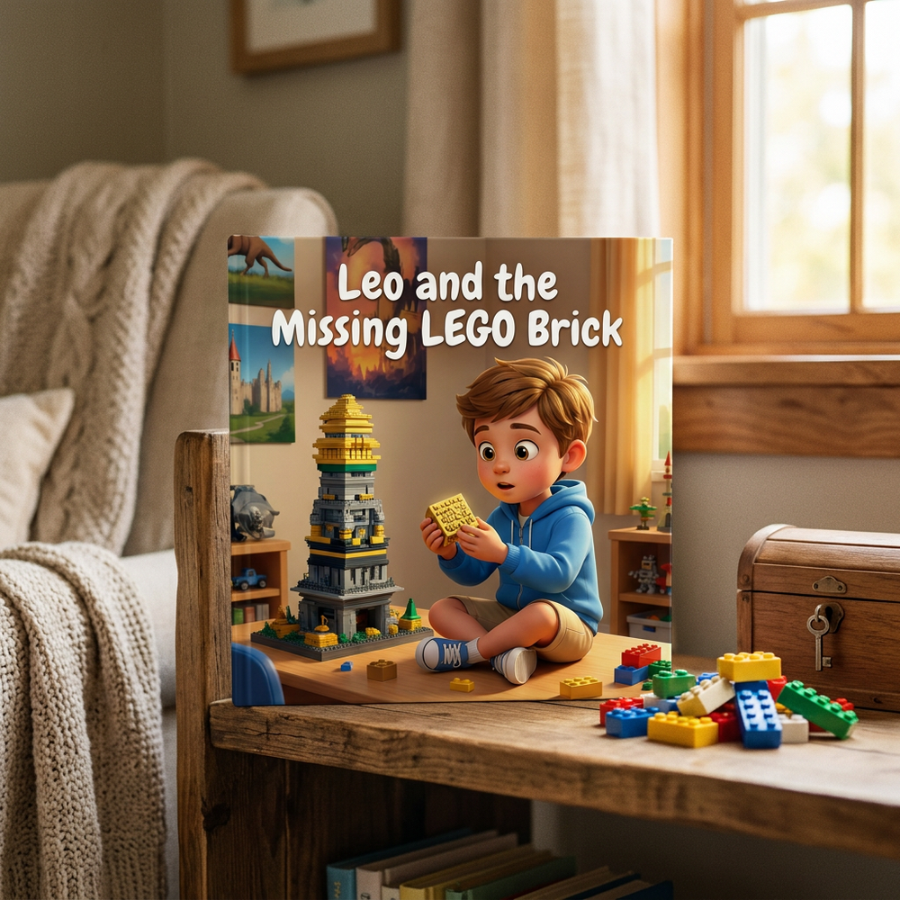 Personalized Treasure Hunt Adventure Book, Custom Name Mystery Story, Child's Keepsake Gift — at home