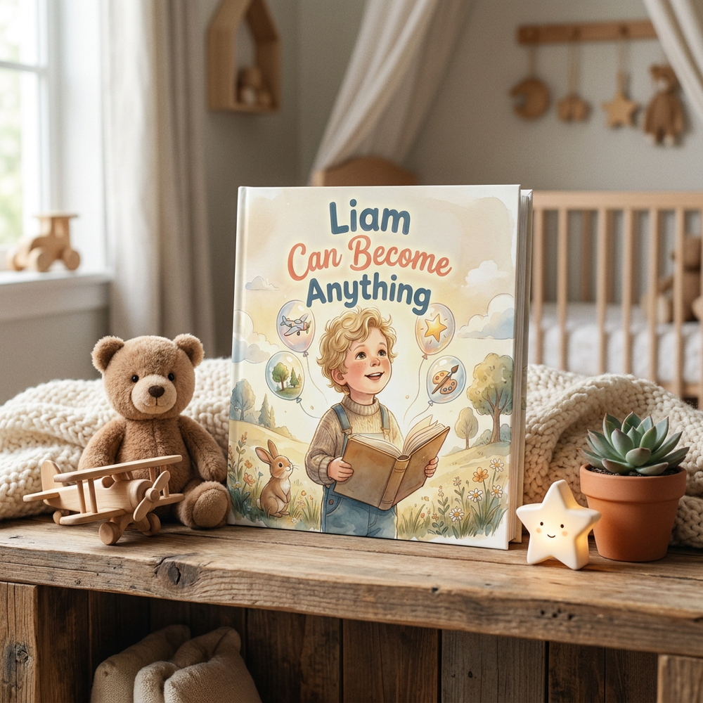 Personalized Dreamscape Adventure Book, Custom Name Story for Kids, Unique Keepsake Gift — at home