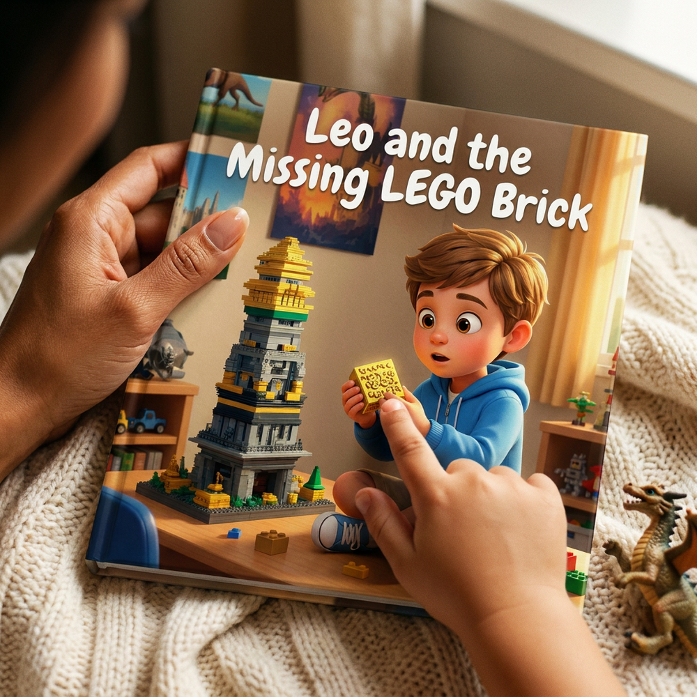 Personalized Treasure Hunt Adventure Book, Custom Name Mystery Story, Child's Keepsake Gift — cover detail