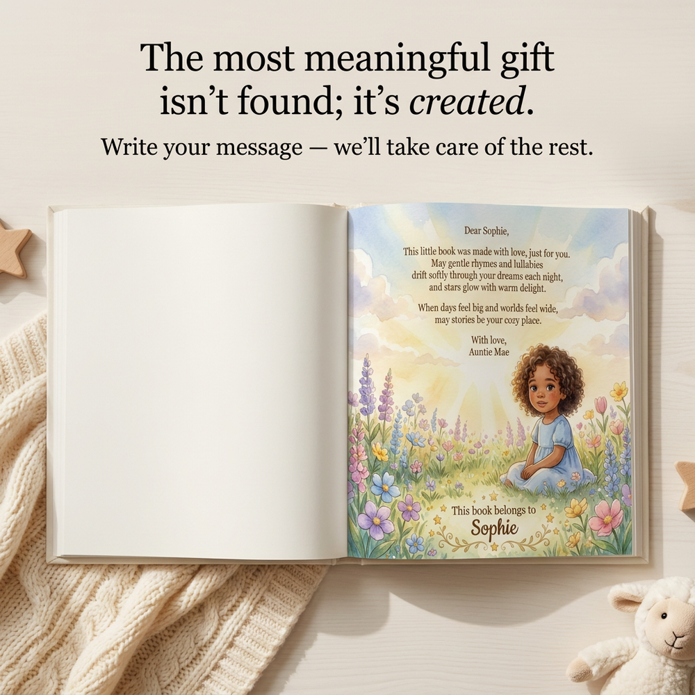 Personalized Kindergarten Graduation Day Storybook, Custom Name Keepsake for Her — dedication page