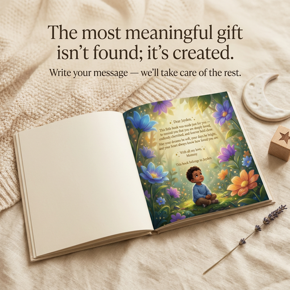Personalized Pacifier Fairy Book, Custom Name Toddler Story, Goodbye Dummy Gift, Keepsake — dedication page