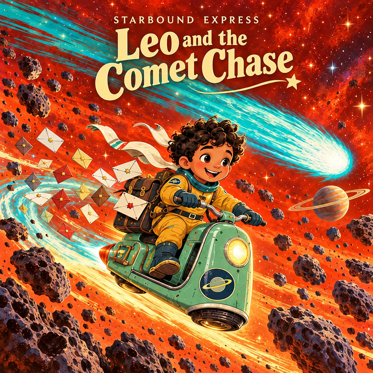 Leo and the Comet Chase — Starbound Express square book cover