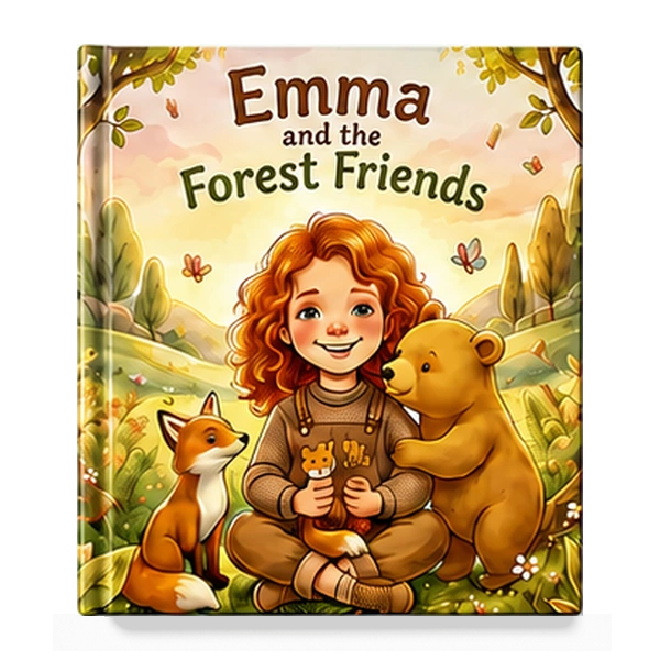 Medium hardcover personalized storybook