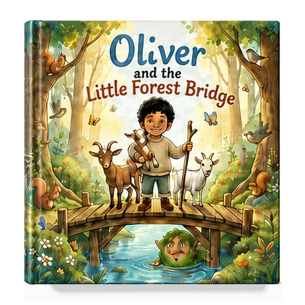 Large hardcover personalized storybook